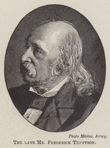 Avdøde herr Frederick Tennyson (gravering) av English School