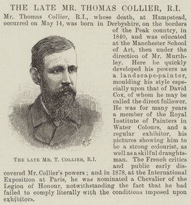 Avdøde Mr Thomas Collier, RI (gravering) av English School