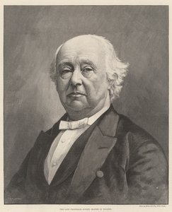 Avdøde professor Jowett, Master of Balliol (gravering) av English School