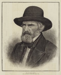 Avdøde Thomas Carlyle (gravering) av English School