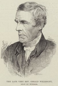 Den avdøde Very Reverend Gerald Wellesley, dekan av Windsor (gravering) av English School