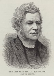 Den avdøde Very Reverend JS Howson, DD, dekan av Chester (gravering) av English School