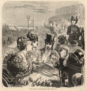 Plenen på Doncaster på Leger Day av English School