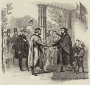 Møtet mellom Garibaldi og Tennyson av English School