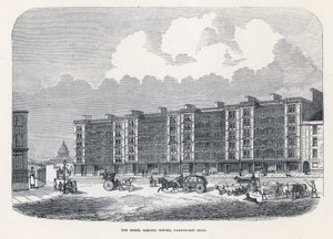 Modellhusene, Farringdon Road, London av English School