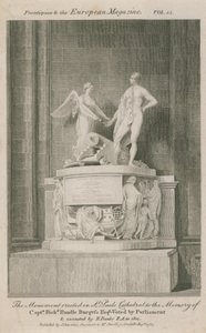 Monumentet reist i St Pauls Cathedral av English School