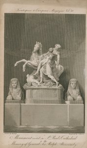 Monumentet reist i St Pauls Cathedral av English School