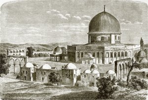 Moskeen til Omar - stedet for tempelet i Jerusalem av English School