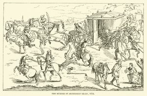 Drapet på erkebiskop Sharp, 1679 av English School