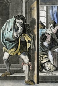 Mordet på kong Edvard 5. og broren hans i tårnet av Richard Plantagenet, senere kong Richard 3. av English School