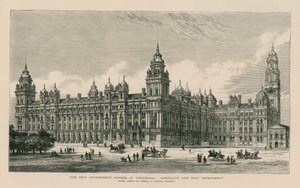 De nye regjeringskontorene i Whitehall av English School