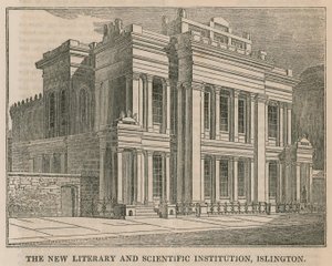 Den nye litterære og vitenskapelige institusjonen, Islington, London av English School