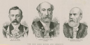 Den nye Lord Mayor og Sheriffs: Alderman Sir Henry Isaacs, Lord Mayor av English School