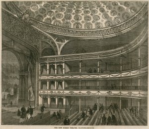 Det nye Surrey Theatre, Blackfriars Road, London av English School