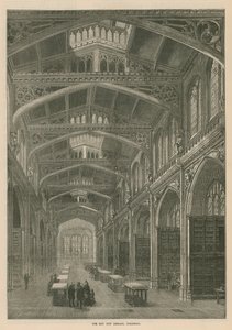 Det nye bybiblioteket, Guildhall, London av English School