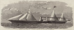 Det nye clipper-dampskipet Ly-ee-moon, bygget for opiumshandelen av English School