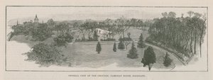 Den nye offentlige parken ved Highgate: generell utsikt over eiendommen, Fairseat House, Highgate av English School