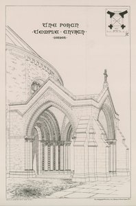 Verandaen til Temple Church av English School
