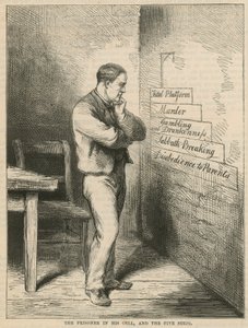 Fangen i sin celle og de fem trinnene av English School