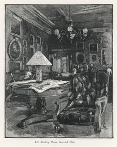 Lesesalen på Garrick Club av English School