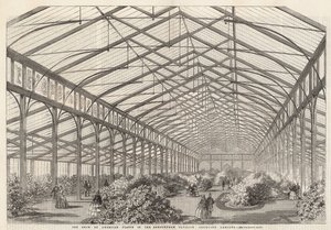 Showet av amerikanske planter i Ashburham Pavilion, Cremorne Gardens