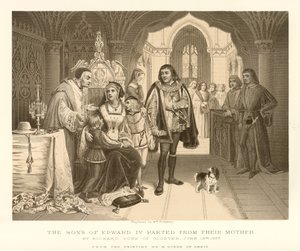 Sønnene til Edward IV skilte seg fra moren av English School
