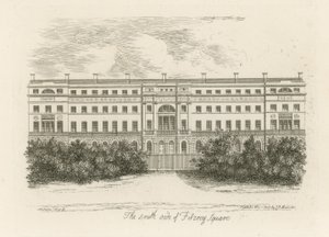 Sørsiden av Fitzroy Square av English School