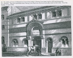Stallen til Crosse & Blackwell i Crown Street (i dag Charing Cross Road) av English School
