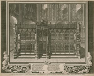 Det staselige monumentet til minne om kong Henry VII og hans dronning av English School