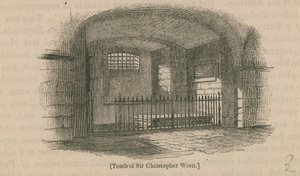 Graven til Sir Christopher Wren av English School