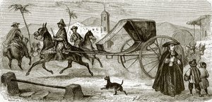 Die Volante (Mietkutsche) von Havanna