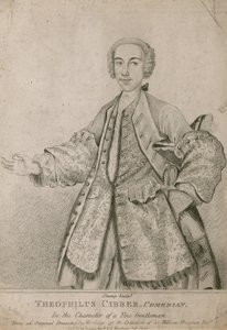 Theophilus Cibber, komiker av English School