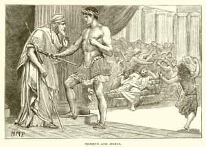 Theseus og Aegeus av English School