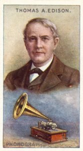 Thomas Alva Edison, fonograf av English School
