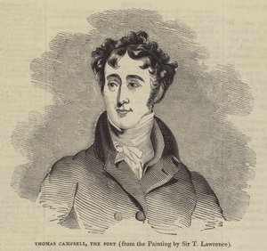 Thomas Campbell, poeten (gravering) av English School