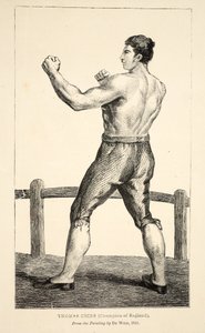 Thomas Cribb, Champion of England, fra maleriet av De Wild av English School
