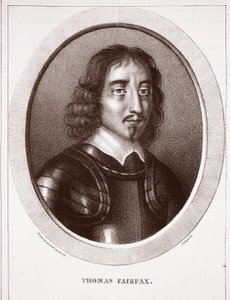 Thomas Fairfax, tilskrevet Delaporte, gravert av de Ducarme av English School