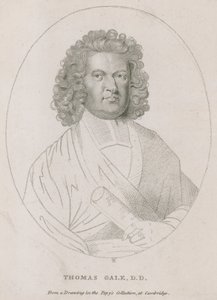 Thomas Gale, som skrev inskripsjonen på monumentet av English School