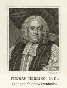 Thomas Herring, erkebiskop av Canterbury (gravering) av English School