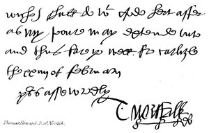 Thomas Howard, D av Norfolk av English School