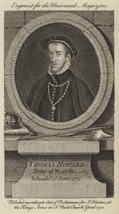 Thomas Howard, hertugen av Norfolk, halshugget 2. juni 1572 av English School