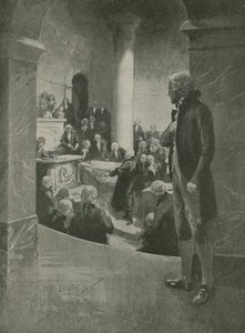 Thomas Jefferson lytter til forræderitalen av English School