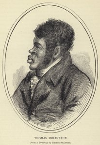 Thomas Molineaux, Fra en tegning av George Sharples av English School