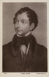 Thomas Moore (1779–1852), irsk poet, sanger og entertainer (lito) av English School