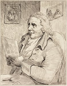 Thomas Rowlandson , engelsk tegneserieskaper (gravering) av English School