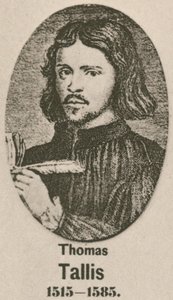 Thomas Tallis (gravering) av English School