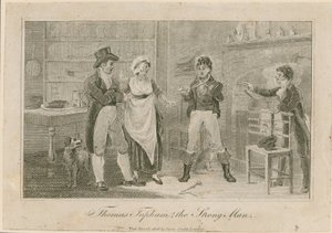 Thomas Topham, den sterke mannen i Islington av English School