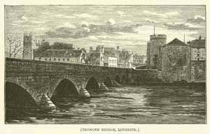 Thomond Bridge, Limerick (gravering) av English School