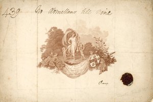 Billett til The Ball at the Mansion House, London, 2. april 1804 av English School