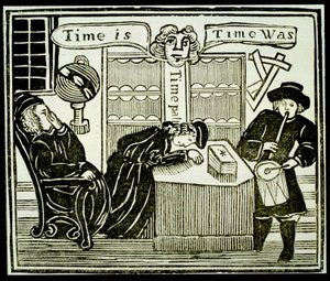 Time Is, Time Was, kopi av en illustrasjon fra History of the Learned Friar Bacon brukt i en samling kapitler om esoterica av English School